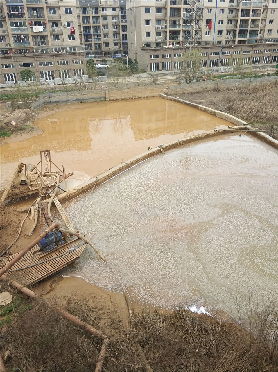 兴义沉淀池淤泥清理-厂区废水池淤泥清淤
